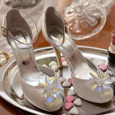 Lou bridal sandals Cinderella